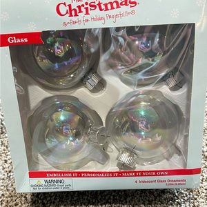 Iridescent ornaments, NEW!